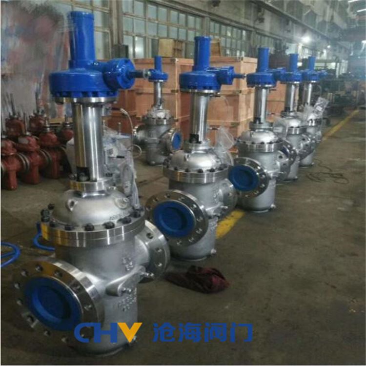 Z943Y-320超高壓防爆電動油田管線平板閘閥